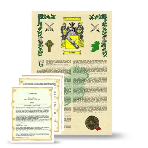 Manley Armorial History and Symbolism package