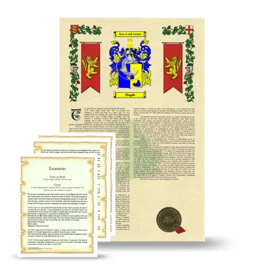 Maple Armorial History and Symbolism package