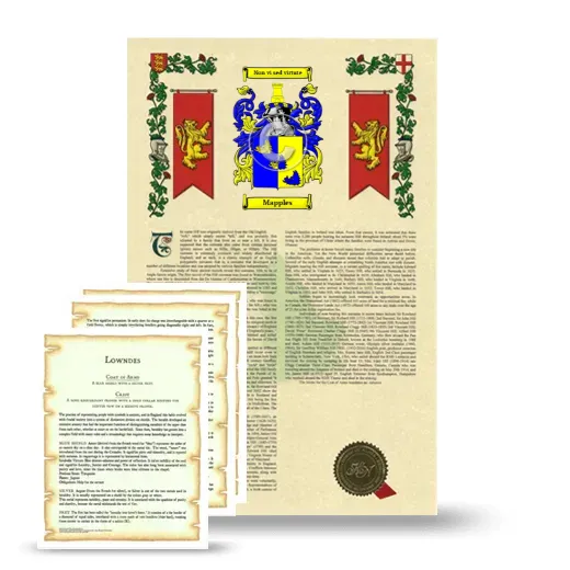 Mapples Armorial History and Symbolism package