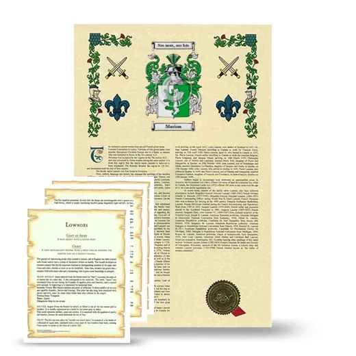Marion Armorial History and Symbolism package