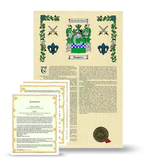 Marquette Armorial History and Symbolism package