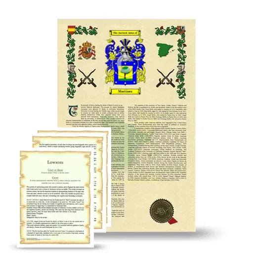 Martínez Armorial History and Symbolism package