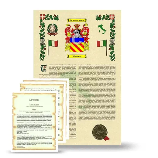 Massimo Armorial History and Symbolism package