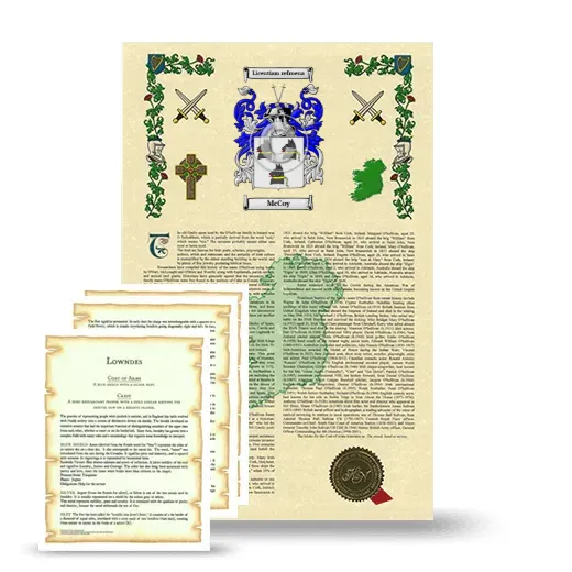 McCoy Armorial History and Symbolism package