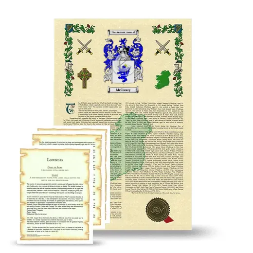 McCreary Armorial History and Symbolism package