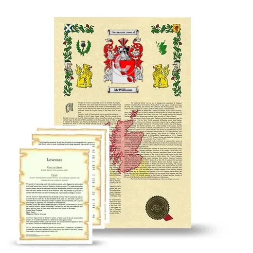 McWilliams Armorial History and Symbolism package