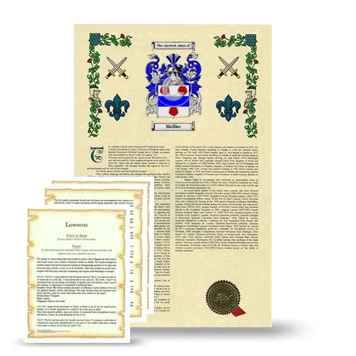 Mellier Armorial History and Symbolism package
