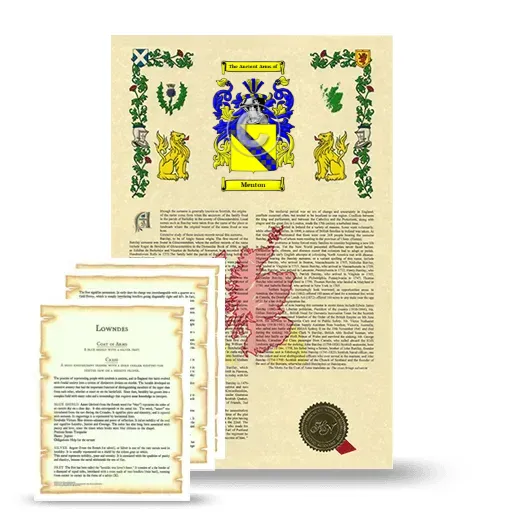 Menton Armorial History and Symbolism package