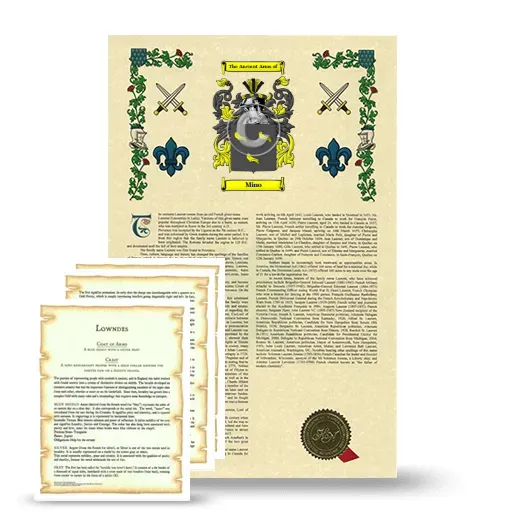 Mino Armorial History and Symbolism package