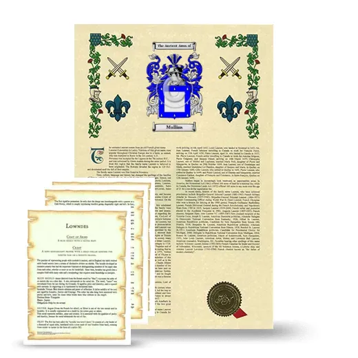 Mullins Armorial History and Symbolism package