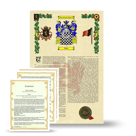 Nain Armorial History and Symbolism package