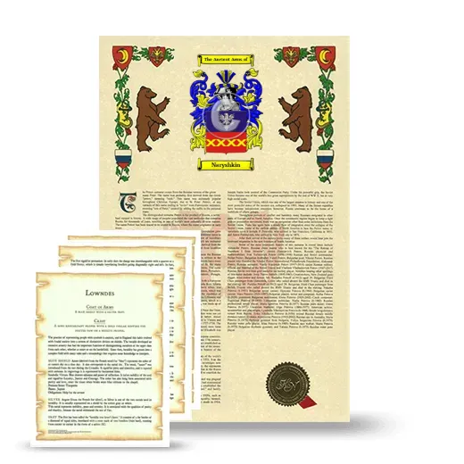 Naryshkin Armorial History and Symbolism package