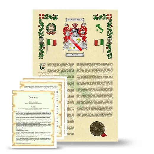 Natale Armorial History and Symbolism package
