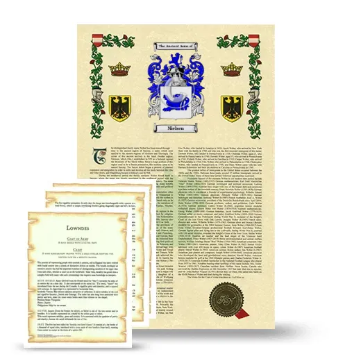 Nielsen Armorial History and Symbolism package