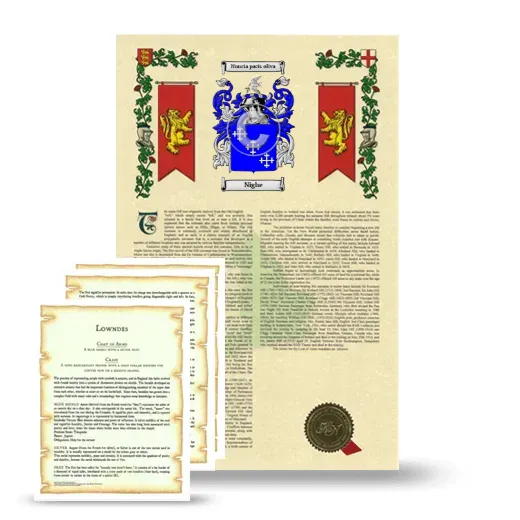 Nighe Armorial History and Symbolism package