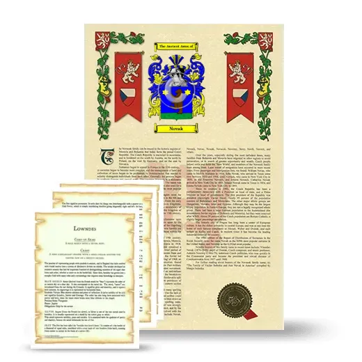 Novak Armorial History and Symbolism package