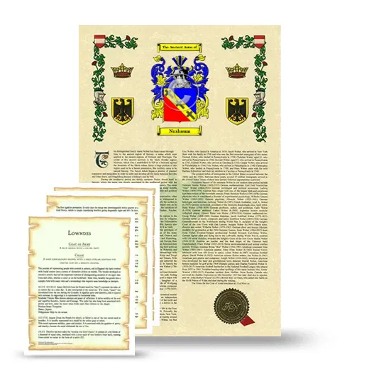 Nusbaum Armorial History and Symbolism package