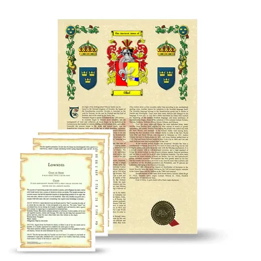 Olaf Armorial History and Symbolism package