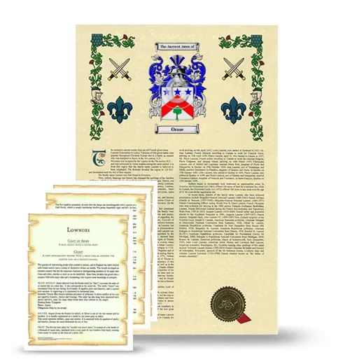 Orme Armorial History and Symbolism package