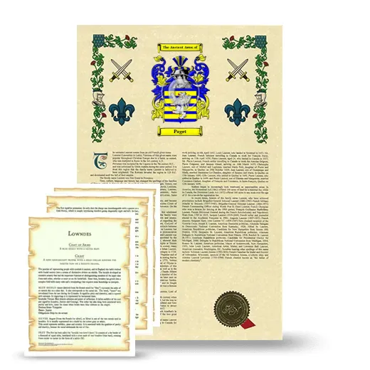 Paget Armorial History and Symbolism package
