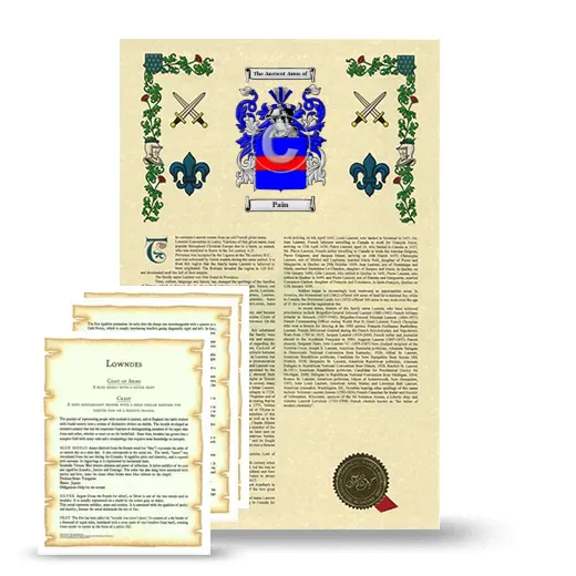 Pain Armorial History and Symbolism package