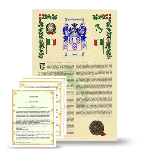 Pazzo Armorial History and Symbolism package