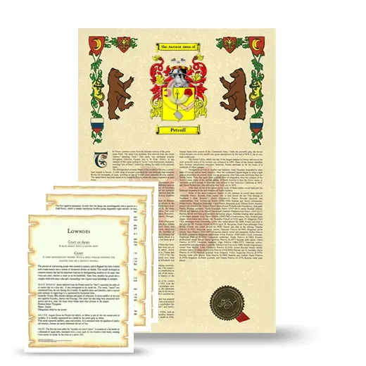 Petroff Armorial History and Symbolism package