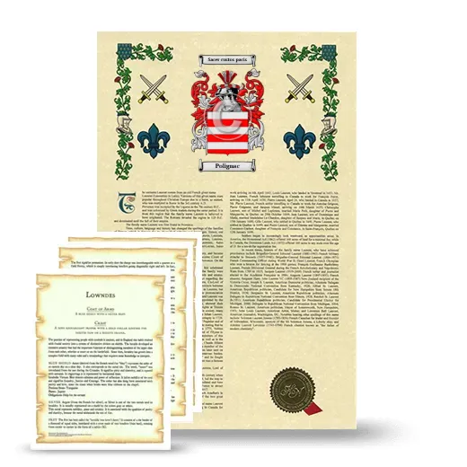 Polignac Armorial History and Symbolism package