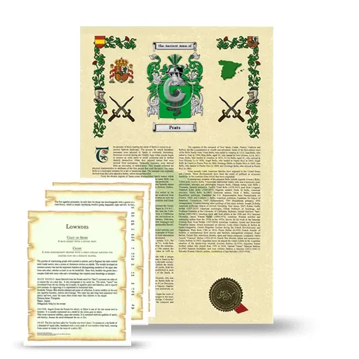 Prats Armorial History and Symbolism package