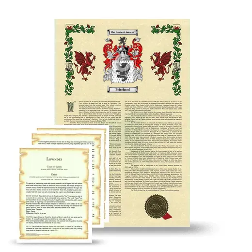 Pritchard Armorial History and Symbolism package