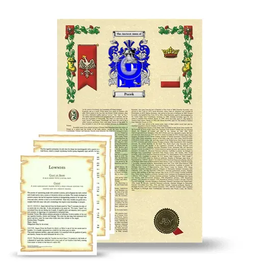 Pucek Armorial History and Symbolism package