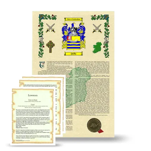 Quilly Armorial History and Symbolism package