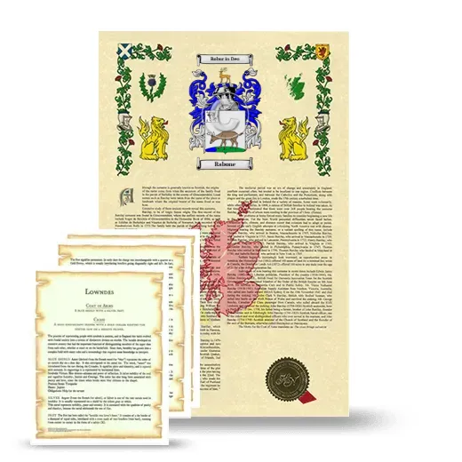 Rabone Armorial History and Symbolism package