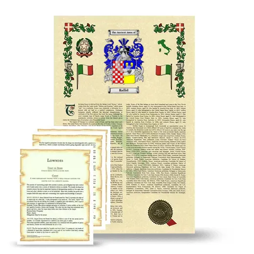 Raffel Armorial History and Symbolism package