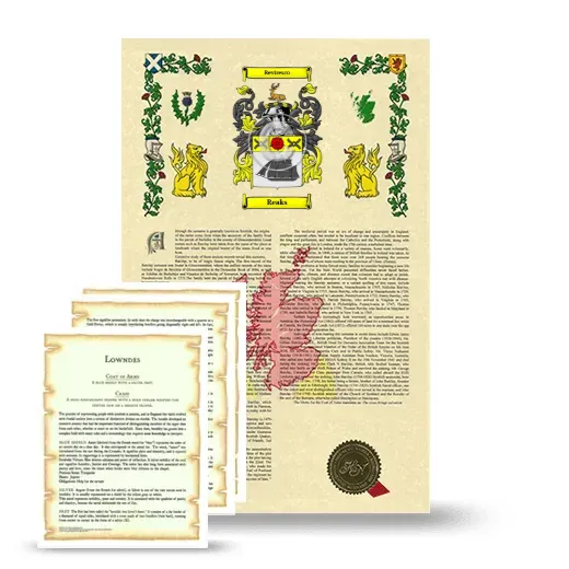 Reaks Armorial History and Symbolism package