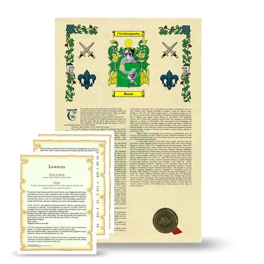 Ream Armorial History and Symbolism package
