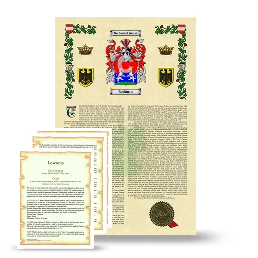 Rockman Armorial History and Symbolism package