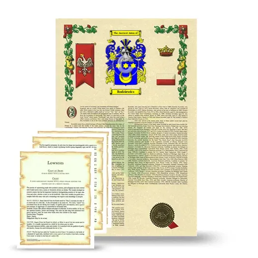 Rodziewicz Armorial History and Symbolism package