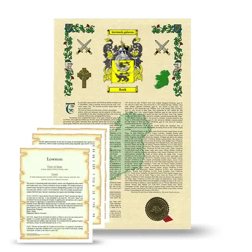 Rork Armorial History and Symbolism package