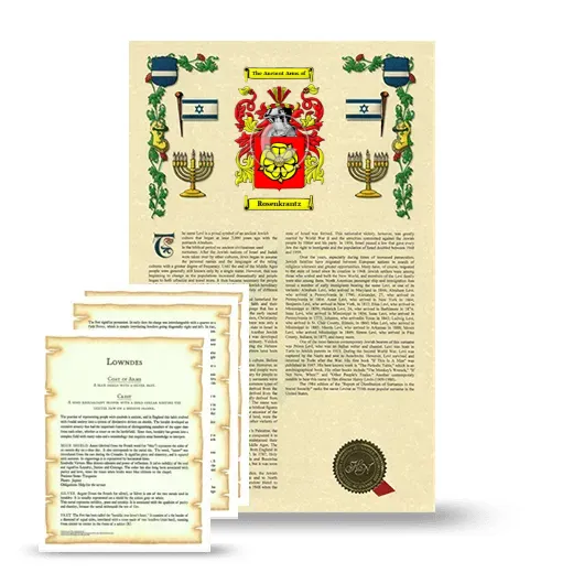 Rosenkrantz Armorial History and Symbolism package
