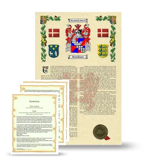 Rosenkranz Armorial History and Symbolism package