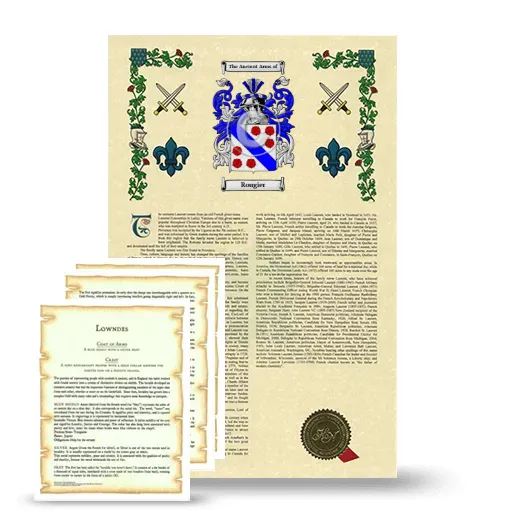 Rougier Armorial History and Symbolism package