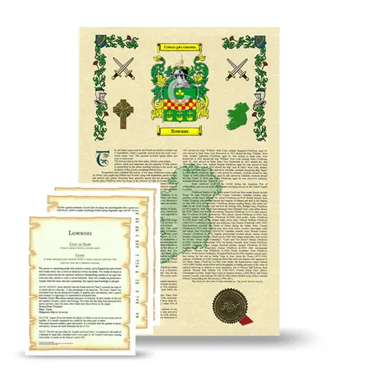 Rowans Armorial History and Symbolism package