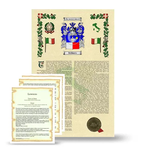 Rubinato Armorial History and Symbolism package
