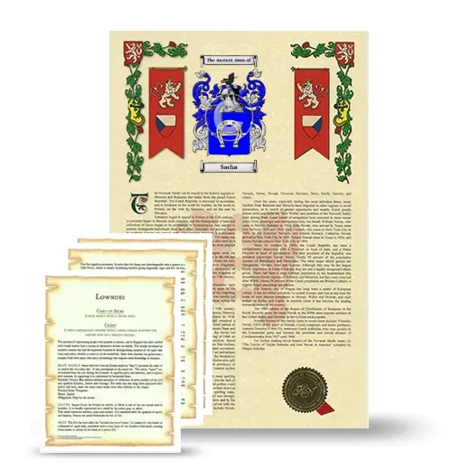 Sacha Armorial History and Symbolism package