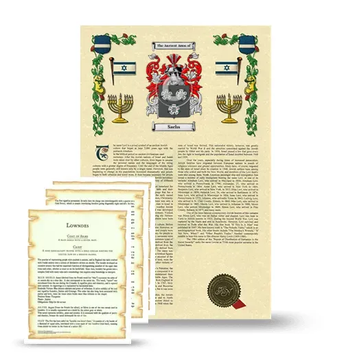Sachs Armorial History and Symbolism package
