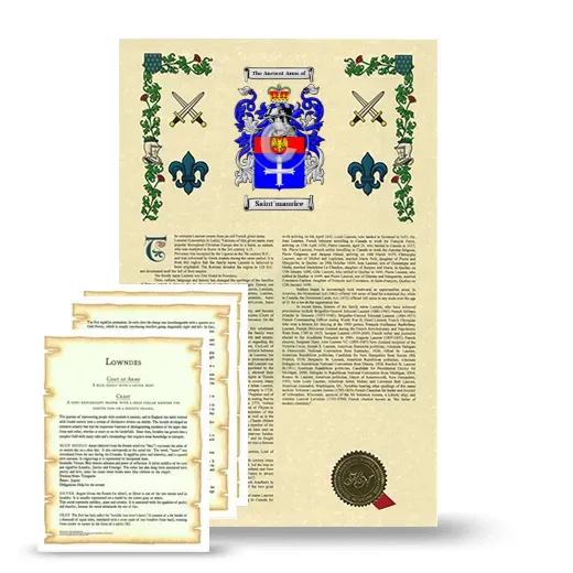 Saint'maurice Armorial History and Symbolism package