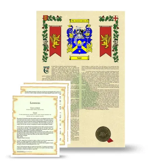 Saut Armorial History and Symbolism package