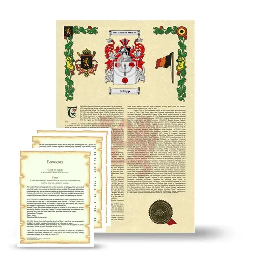 Schipp Armorial History and Symbolism package
