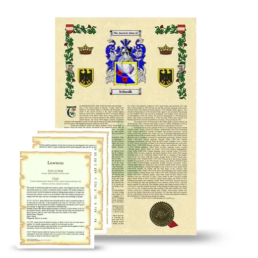 Schwalk Armorial History and Symbolism package